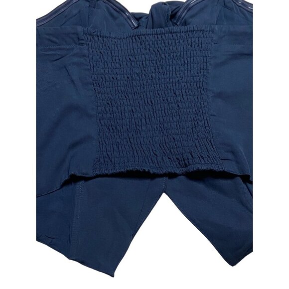 NWT Anthropologie Maeve Blue Strapless Tube Top-sz XL - Picture 9 of 13